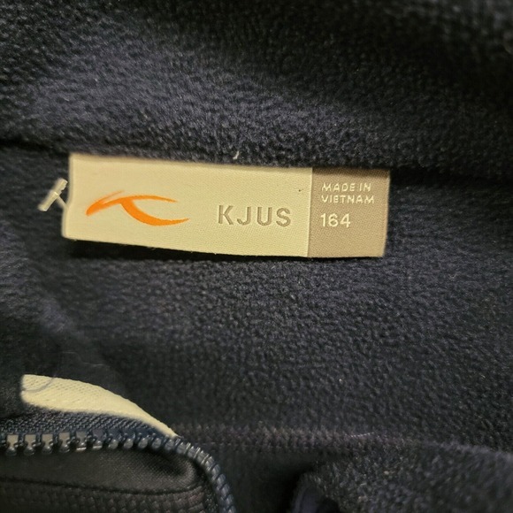 KJUS Girls Jade Half-Zip Fleece-Lined Pullover Blue 164 EU (Age 14-15) Golf - Picture 2 of 8